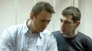 Навальный и его брат Олег в Замоскворецком районном суде, декабрь 2014 года.