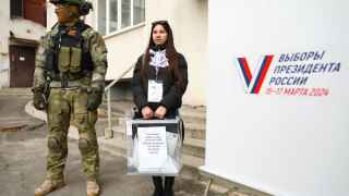 Досрочное голосование в Донецке на выборах президента России