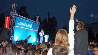 Митинг в Екатеринбурге в поддержку президентской кампании Навального, сентябрь 2017 года.